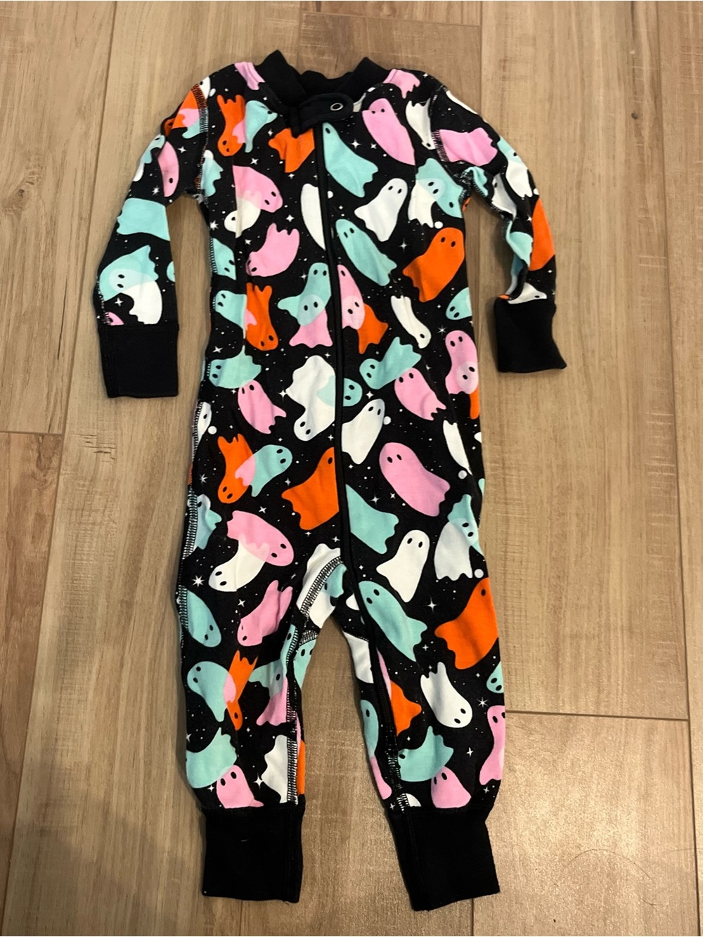 Hanna Andersson Ghost Halloween PJs Toddler 12-18 months